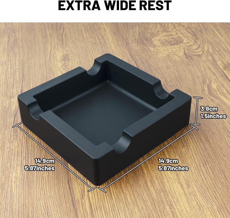 USEAMIE Silicone Cigar Ashtray with 4 Rest for Indoor and Outdoor Use - Image 4