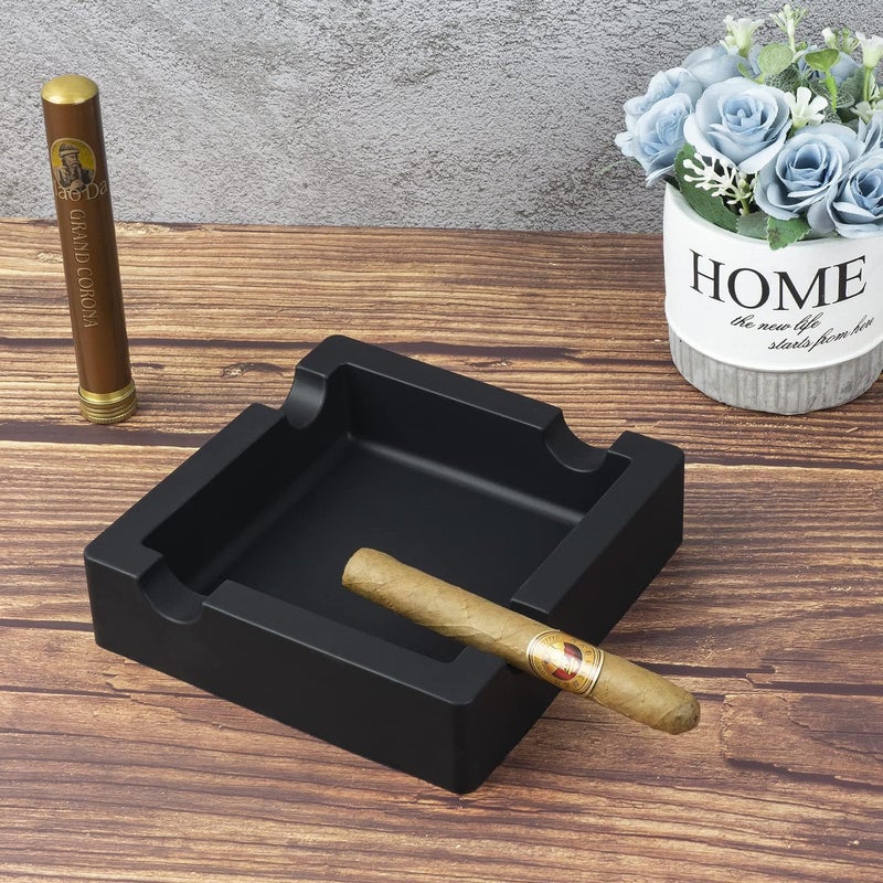 USEAMIE Silicone Cigar Ashtray with 4 Rest for Indoor and Outdoor Use - Image 2