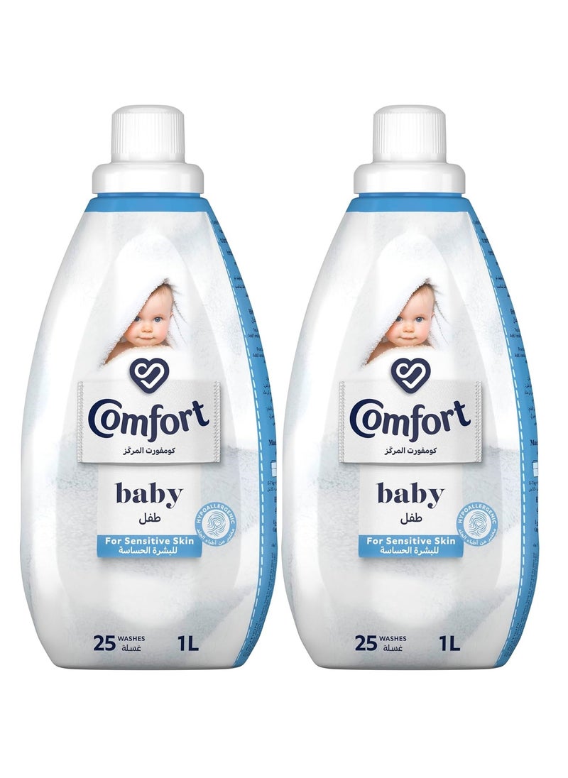 Comfort - Concentrated Fabric Softener For Baby Sensitive Skin 1Litre pack of 2 - Image 1