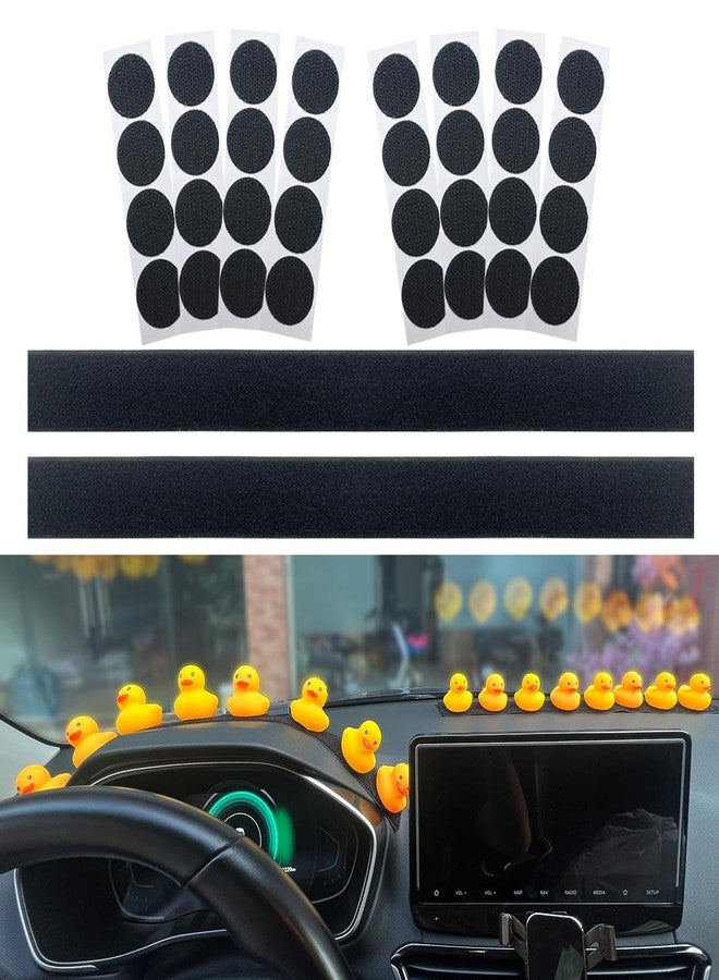 ROMASO Duck Holder for Jeep Dashboard,Rubber Ducks Plug New Upgrade Hook and Loop Duck Holder Mounts Duck Stands for Car Dash (Excluding Rubber Duck), Black - Image 1