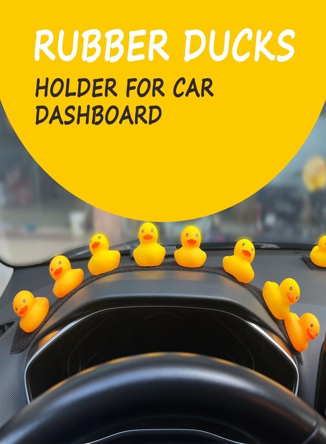ROMASO Duck Holder for Jeep Dashboard,Rubber Ducks Plug New Upgrade Hook and Loop Duck Holder Mounts Duck Stands for Car Dash (Excluding Rubber Duck), Black - Image 2