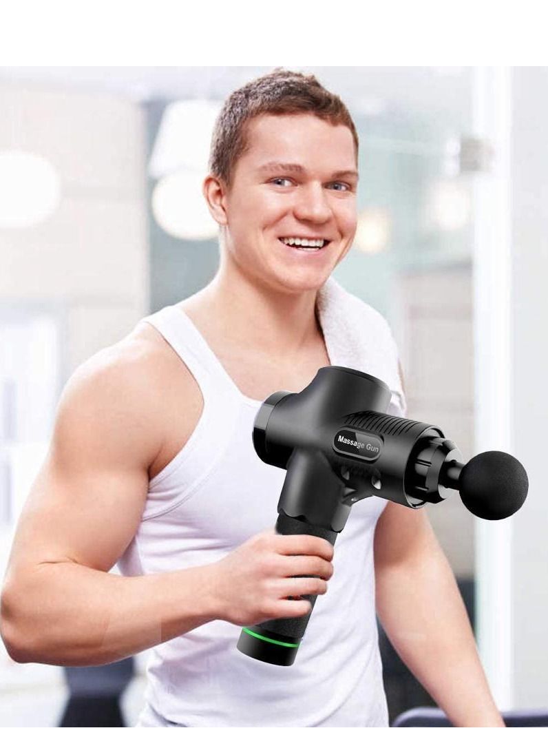 Massage Gun Handheld Deep Muscle Massager Cordless Vibration Massage Device Helps Relieve Muscle Soreness and Stiffness - Image 1