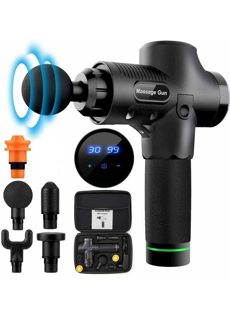 Massage Gun Handheld Deep Muscle Massager Cordless Vibration Massage Device Helps Relieve Muscle Soreness and Stiffness - Image 2