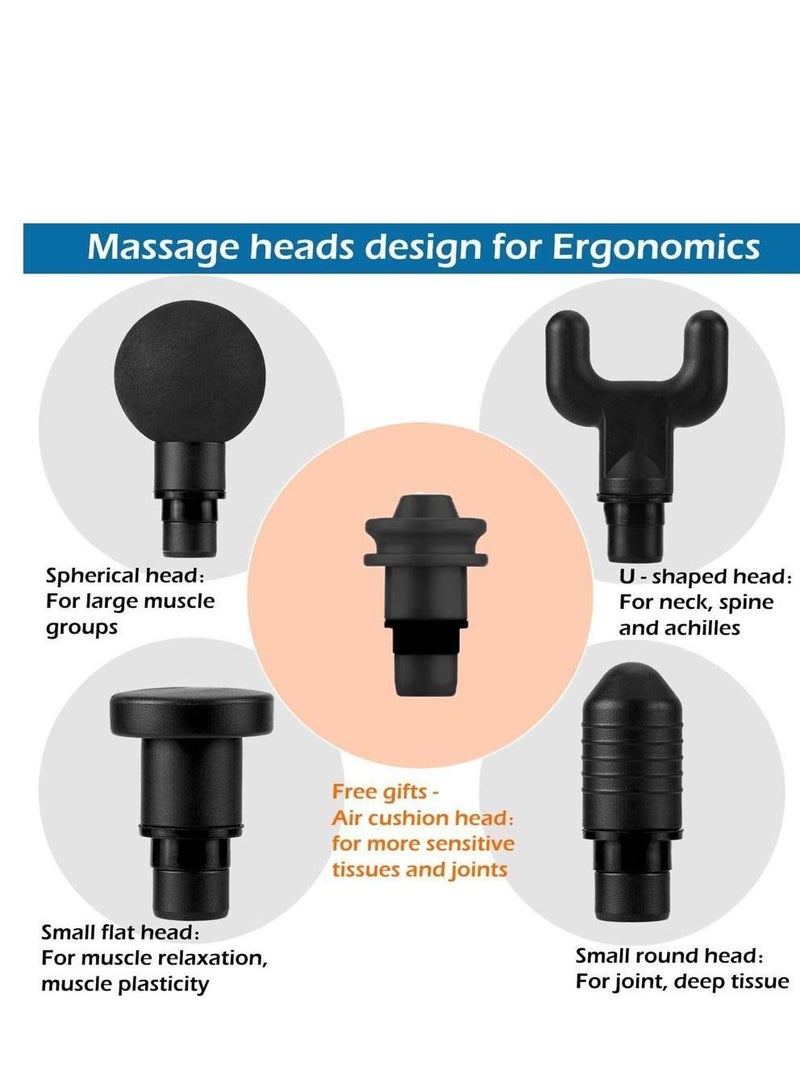 Massage Gun Handheld Deep Muscle Massager Cordless Vibration Massage Device Helps Relieve Muscle Soreness and Stiffness - Image 4