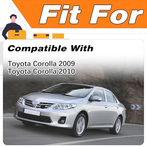LEVANLIGHT Fog Lights Assembly Driving Fog Lights Lamps For Toyota Corolla 2009-2010 |Clear Lens Front Driving Lamps | OEM Version | 81220-0D042、81210-0D042 - Image 3