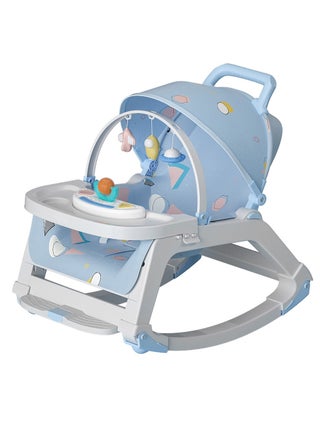 5-1 Baby Bouncer Ifant Seat Baby Bouncer and Push Walker Cambo Ifant to Toddler Adjustable Bouncer Chair Portable Rocker Chair with Wheels  Toy Snack Tray and Canopy for Outdoor 0-36 Months - pzsku/Z308B5E3ACEC0D150F679Z/45/_/1728726001/1dd5ed56-b0ff-443c-998e-66e3cd55f912