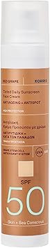 KORRES Korres Red Grape Tinted Face Sunscreen SPF50 white - Image 1
