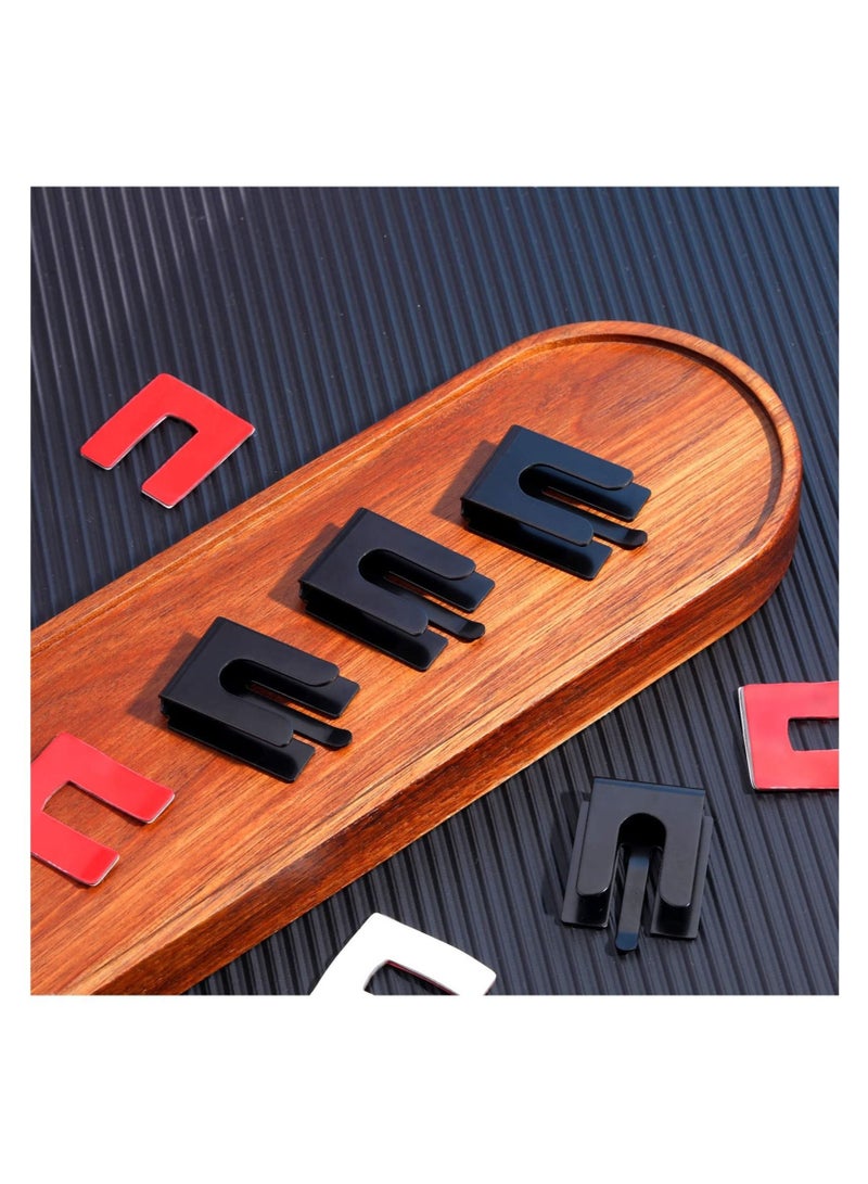 Captaintech Mic Holder, Mic Holder Mobile Radio Microphone Hang Up Clip for Yaesu Icom Vexter Motorola Kenwood MH48 MH36 HMN3596 HM133V HLN9073 GM300 340 950 CM200 300 Metal Hook Stick to Car (2Pack) - Image 5