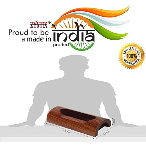 ZYNTIX Wooden Card Holder - Elegant Wooden Credit Card Holder and Visiting Card Holder for Professionals - Sleek Design, Durable Craftsmanship, Ideal for Office and Home Use - Image 5