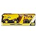 CAT Construction Toys Tough Rigs 15 Dump Truck  Loader Set Toys 2 Pack Ages 2 Kid Powered CATerpillar Vehicle Set Indoor or Outdoor Play No Batteries Required - Image 4