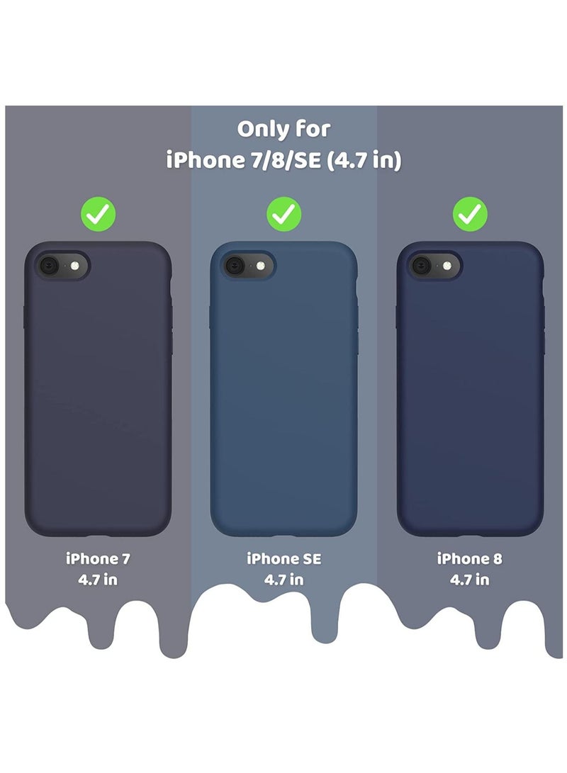 DUSALA iPhone SE 2022 Case iPhone SE 2020 Phone case iPhone 7 8 case Liquid Silicone Gel Rubber Phone Case - Image 2