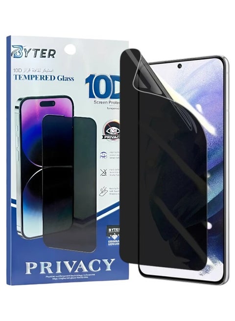 Privacy Screen Protector for Samsung Galaxy A24, 9H Hardness, Anti-Spy Tempered Glass Layer