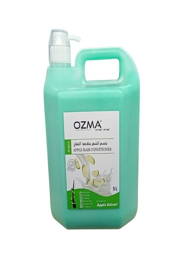 OZMA PROFESSIONAL OZMA Moisturizing  Hair  Conditioner Improved Formula  Energizing For All Hair Types Green Apple Extract  5L - Image 1