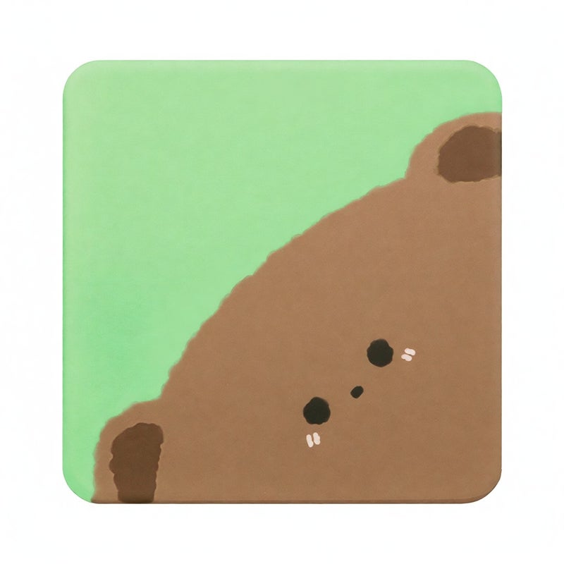 BUBM Cartoon Pad Soft Multiple Options Lovely Design Silicone Filling Smooth& Durable Non-slip Soft-bounce Green - Image 1
