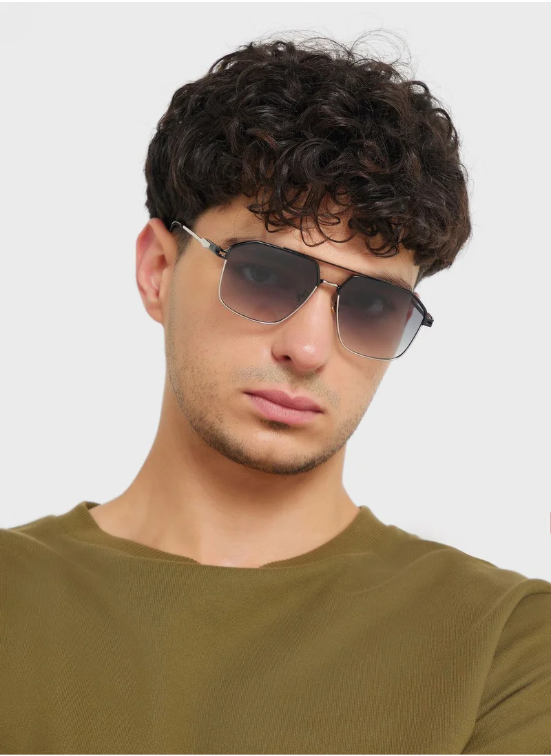 Seventy Five retro square sunglasses