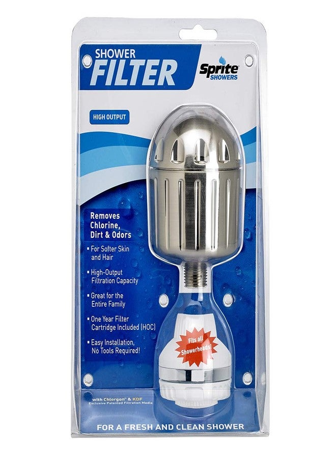 Sprite Showers HO2-BN High Output 2 Universal Shower Filter Housing, Brushed Nickel - Image 2