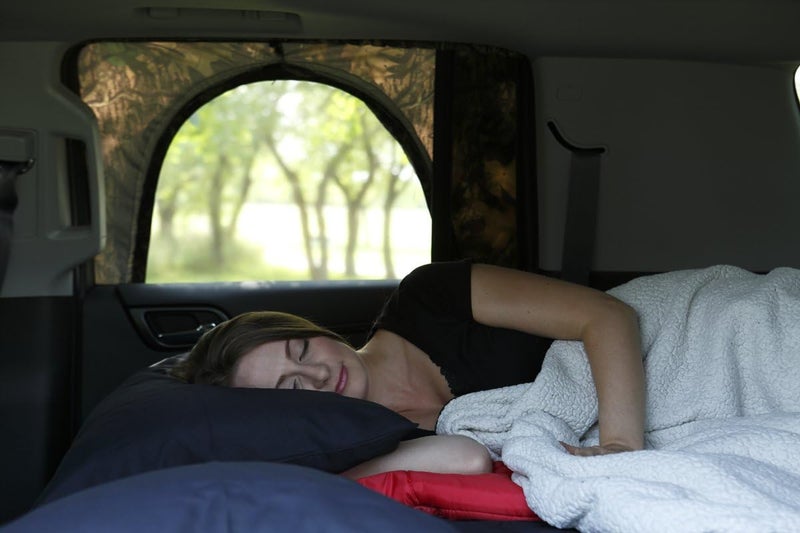 ROADIE- The OVERNIGHTER SUV Window Tent with Bug Screen and Retractable Awning – Great for Camping in an SUV. (Patented) - Image 5