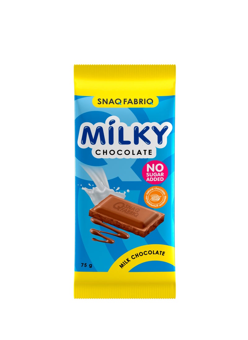 Snaq Fabriq Milky Chocolate (No sugar Added) 4x75g (Per Box 4 Pieces)300g - pzsku/Z308C1440A1C2719054DCZ/45/_/1721295813/6ae19dbb-f175-4774-82f4-397053407bd2