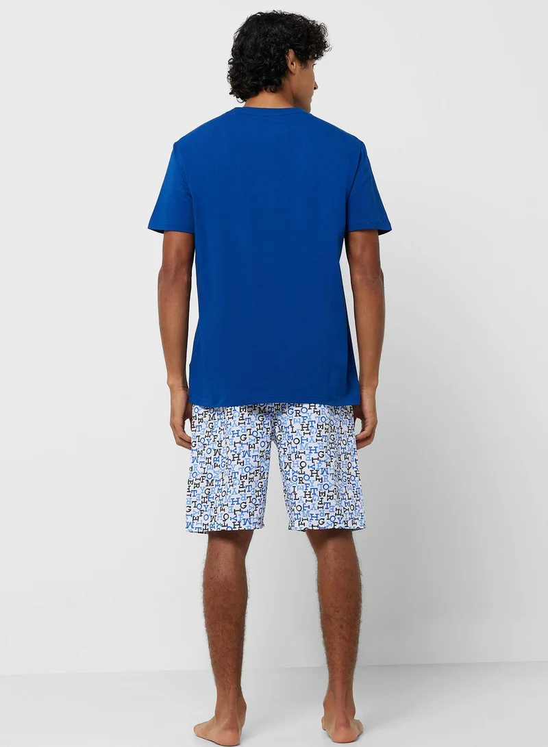 TOMMY HILFIGER Printed Pyjama Set