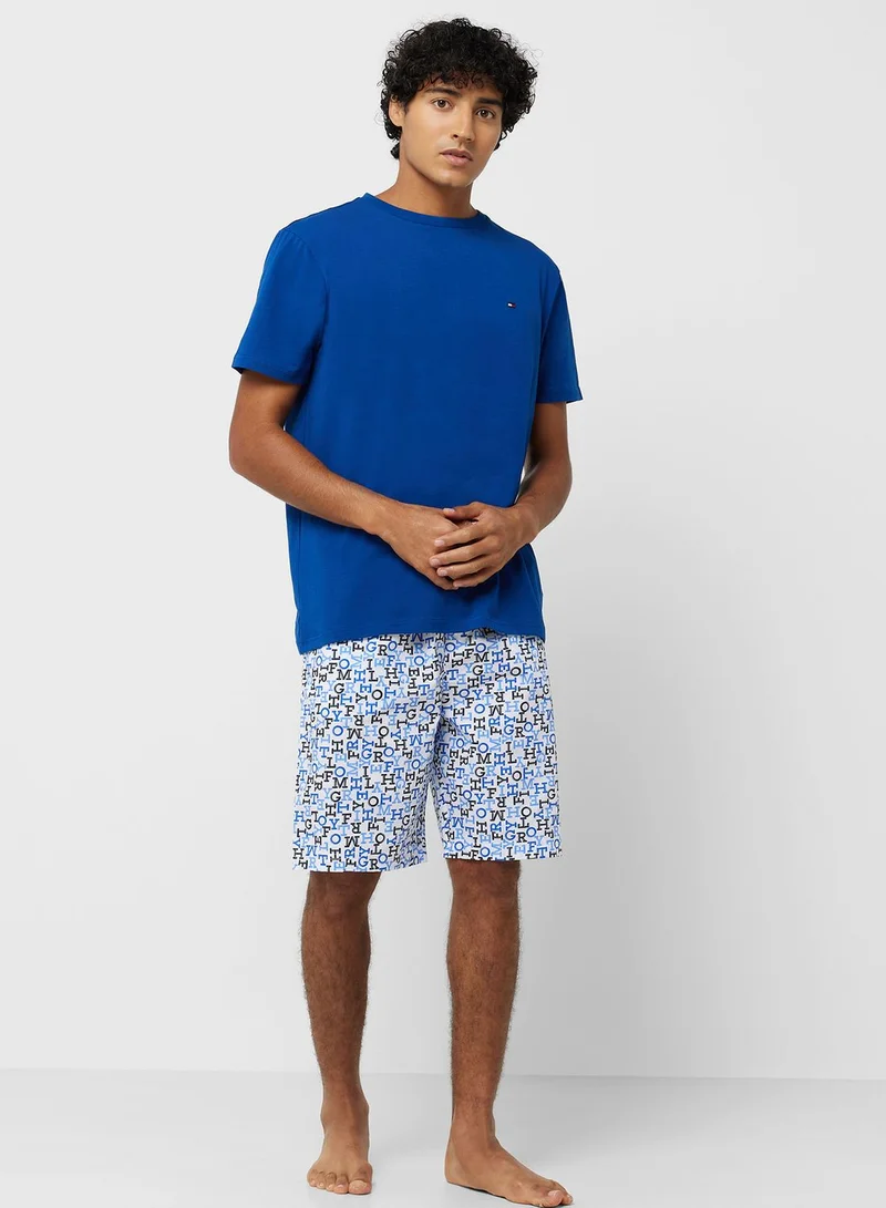 TOMMY HILFIGER Printed Pyjama Set