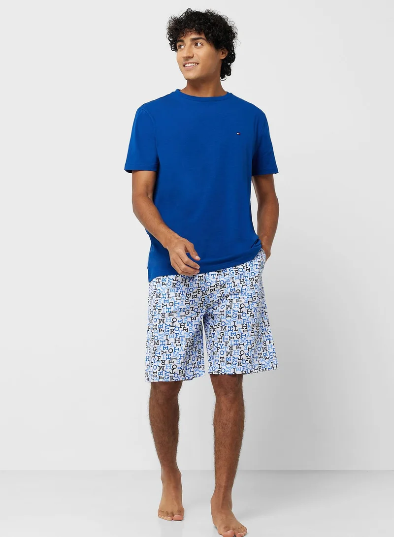 TOMMY HILFIGER Printed Pyjama Set
