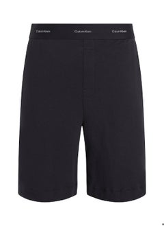 CALVIN KLEIN Men's Lounge Shorts - Modern Terry - Cotton, Black 