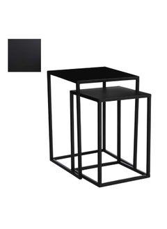 Edelman Goa side table black - l30xw30xh42cm  - Image 1