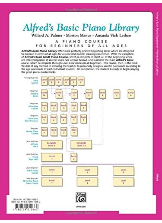 ALFREDS BASIC PIANO REPERTOIRE LVL 4  - Image 2