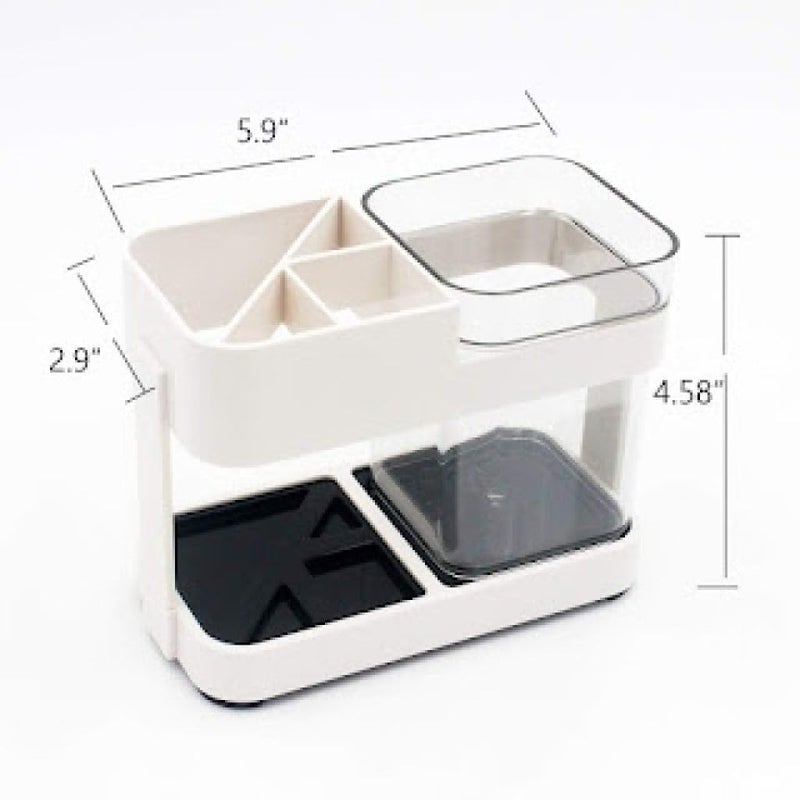 SENTAVIL A one-Cup Toothbrush Stand Holder for Toothpaste and Toothbrush, a Plastic Bathroom Storage Organizer (1 pc, Multi Color) - Image 5
