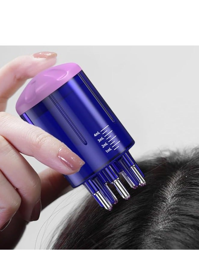 مشط زيت الشعر لفروة الرأس، مشط جذر الشعر السائل، مشط مصل فروة الرأس، فرشاة تدليك للسفر المنزلي، زيت معالجة الشعر، زجاجة توزيع الشعر، زجاجة نمو الشعر - Image 3