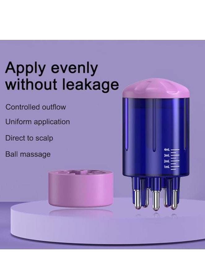 مشط زيت الشعر لفروة الرأس، مشط جذر الشعر السائل، مشط مصل فروة الرأس، فرشاة تدليك للسفر المنزلي، زيت معالجة الشعر، زجاجة توزيع الشعر، زجاجة نمو الشعر - Image 4