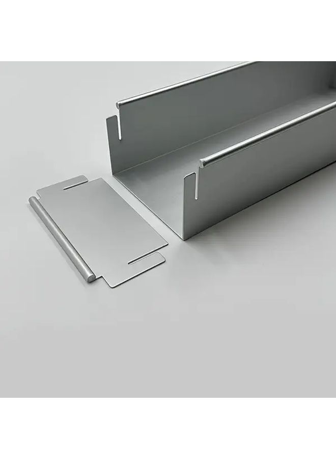 Rectangular Aluminum Tiramisu Cheesecake Pan 16.4in Removable Dividers Secure Base - Image 2