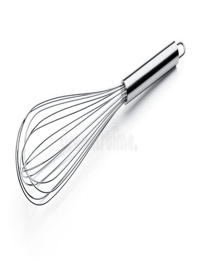 GAFFEL Stainless Steel Combo of Egg Whisk/Hand Blender/Beater (21cm and 27cm), Silver, 2Pcs Combo Set - Image 3