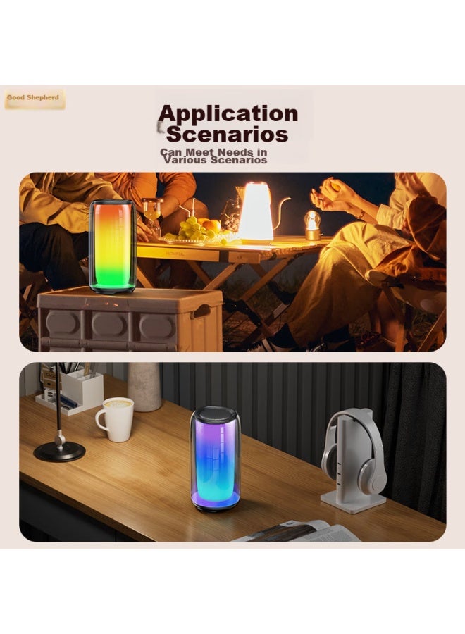 The Good Shepherd Wireless Bluetooth Speaker, Ai Smart Desktop Computer Speaker, Home Ktv Sound System Set, Portable Outdoor Karaoke, Subwoofer, High Volume, High Quality, Car And Home Use - Image 2