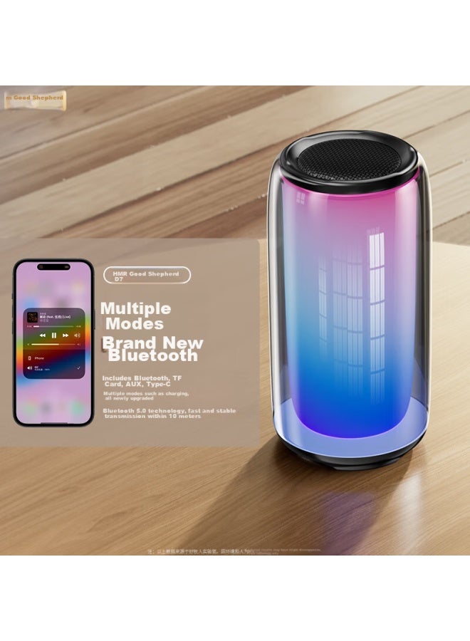 The Good Shepherd Wireless Bluetooth Speaker, Ai Smart Desktop Computer Speaker, Home Ktv Sound System Set, Portable Outdoor Karaoke, Subwoofer, High Volume, High Quality, Car And Home Use - Image 5