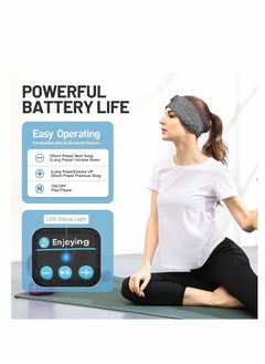 Excefore Sleep Headphones Wireless, V5.0 Sports Headband Headphones with Ultra-Thin HD Stereo Speakers, Ultra-Soft Sleeping Headphones, for Sports, Yoga, Side Sleepers, Air Travel and Relaxation  - Image 5