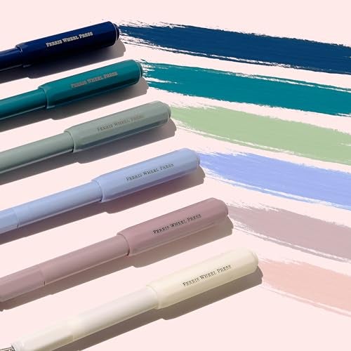 Ferris Wheel Press | Carousel Fountain Pen | Acrylic blend body | Air-sealed click locking cap | French Vanilla | White | Fine Nib - Image 4