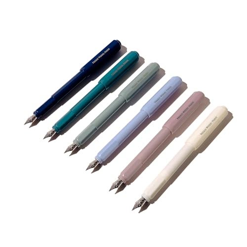 Ferris Wheel Press | Carousel Fountain Pen | Acrylic blend body | Air-sealed click locking cap | French Vanilla | White | Fine Nib - Image 2