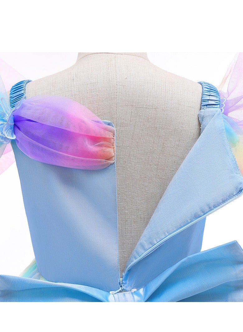 XiuWoo Adorable Princess Fancy Party Dress Costume With Accessories Set for Girls - Image 5