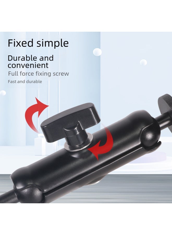 Adapted For Gopro Motorcycle Riding Navigation Mobile Phone Bracket Sports Camera Car 360 Rotating Bicycle Fixing Clip-Color:360 Rotating Bicycle Clip Black - Image 4