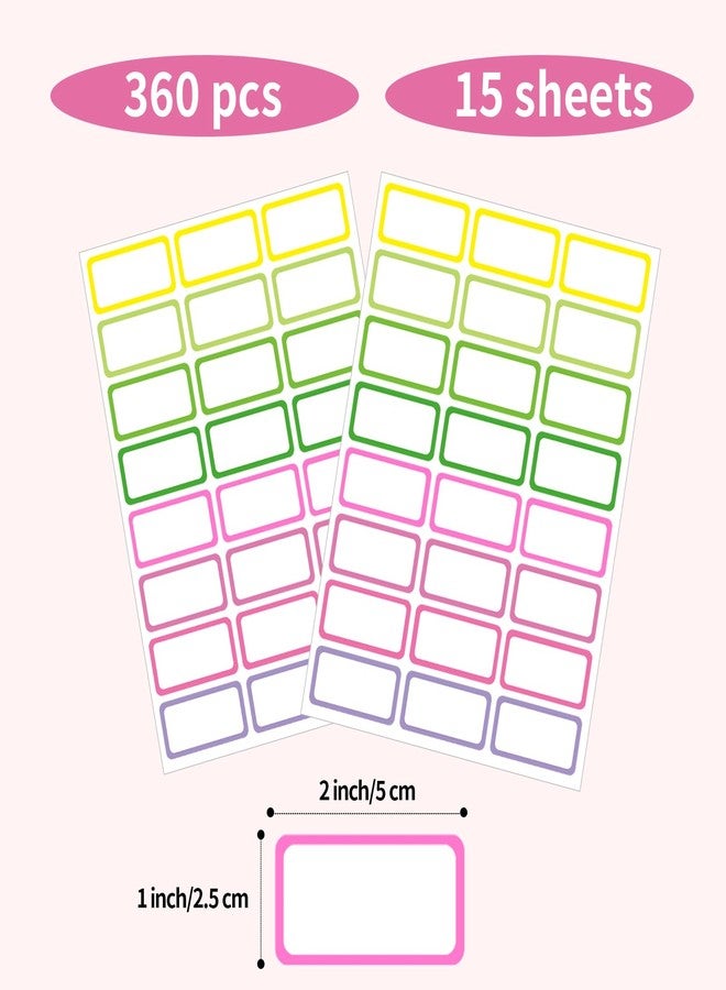 STARLIBOO Removable Freezer Labels,1x2 Inch Color Coding Removable Labels for Food Containers, Removable Label, Freezer Label to Write on/Waterproof (8 Colors,360 Pcs) - Image 4