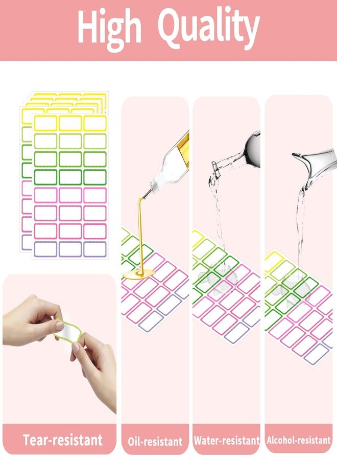 STARLIBOO Removable Freezer Labels,1x2 Inch Color Coding Removable Labels for Food Containers, Removable Label, Freezer Label to Write on/Waterproof (8 Colors,360 Pcs) - Image 3