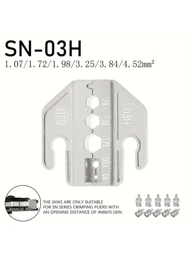 Professional Electrician Crimping Tool Kit 03H Jaw Nickel Plated Alloy Steel - Image 1