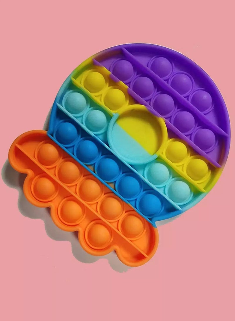 Generic 1pc Octopus Shaped Push Pop Bubble  - Image 1