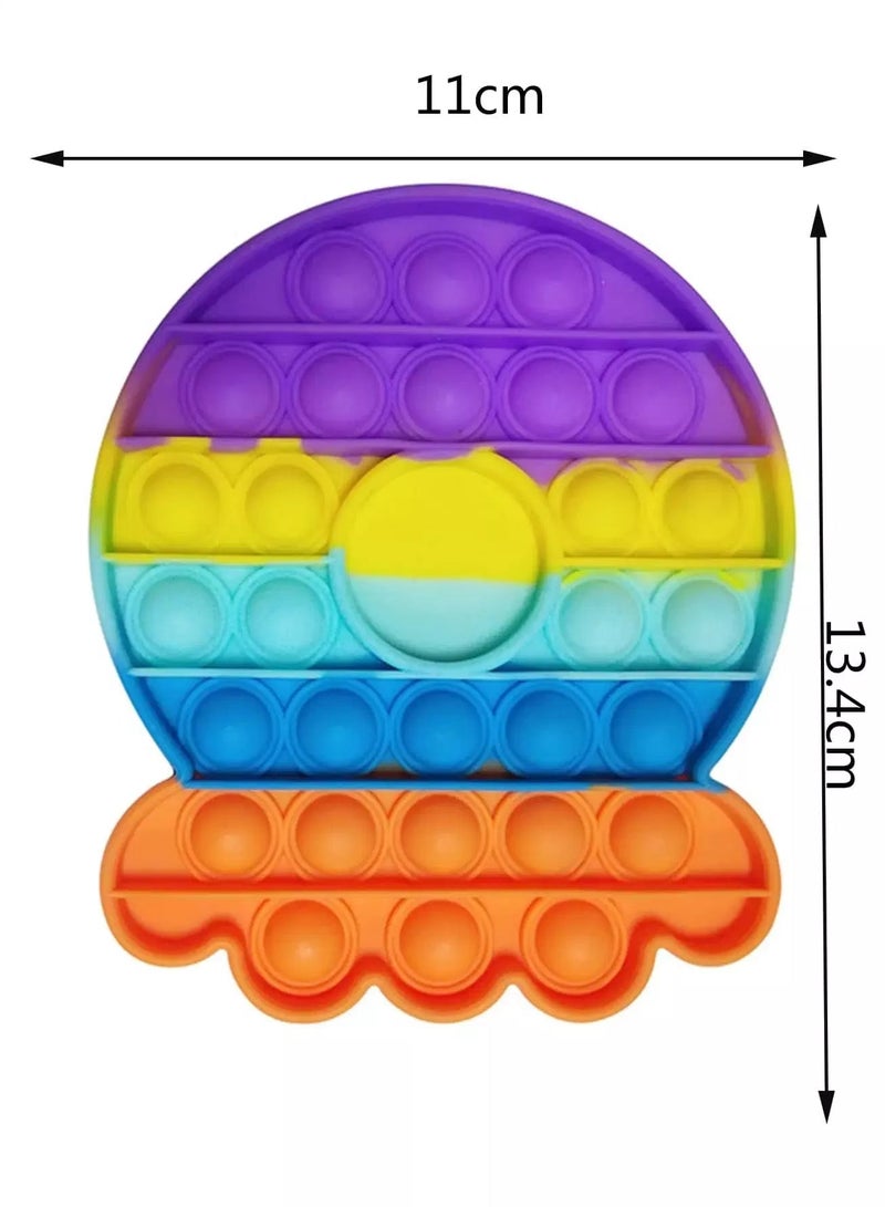 Generic 1pc Octopus Shaped Push Pop Bubble  - Image 2