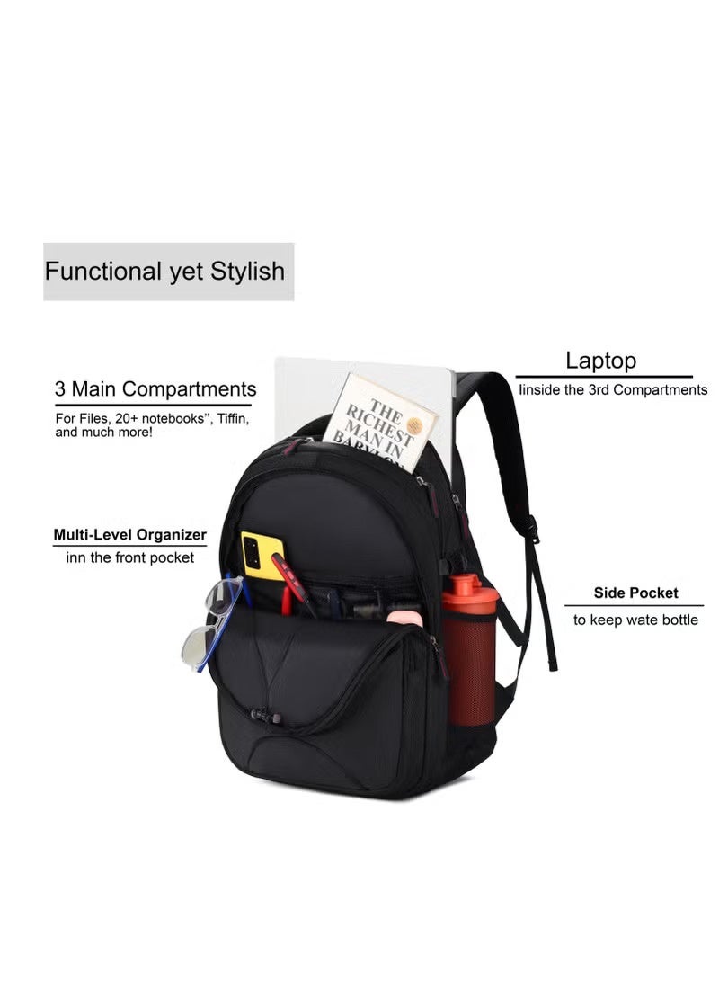 Pogago Water-Resistant Laptop Backpack for 15.6" Laptops – Business, Travel, and Casual Backpack for Men & Women - Image 2