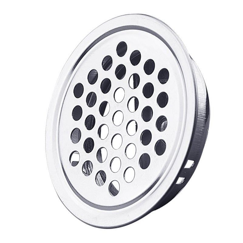 Cabinet Stainless Steel Ventilation Hole Decorative Cover Round Black Cooling Exhaust Hole Ventilation Hole Cabinet Breathable Mesh White - Image 5