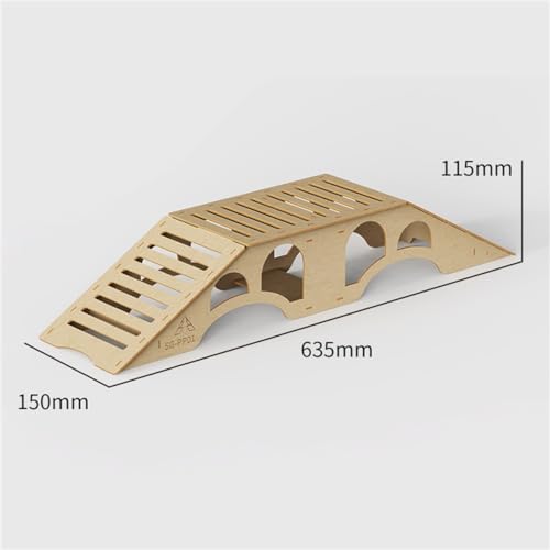 YSKMLOLP RC Wooden Bridge Crawler Car Simulated Obstacle Steep Roadblock Xyloid Bridgefor RC Crawer Car 118 124 TRX4M SCX24 FCX24A - Image 5