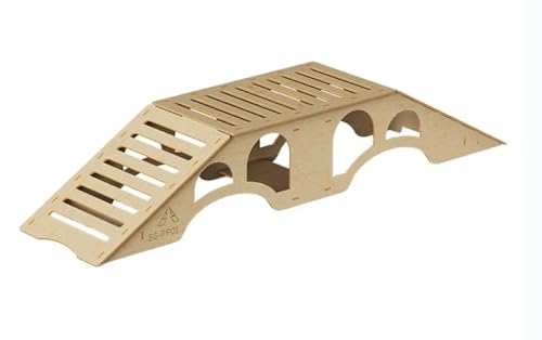 YSKMLOLP RC Wooden Bridge Crawler Car Simulated Obstacle Steep Roadblock Xyloid Bridgefor RC Crawer Car 118 124 TRX4M SCX24 FCX24A - Image 1