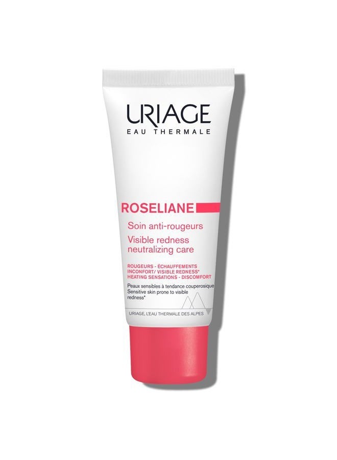 URIAGE Roseliane Anti-Redness Cream with Green Pearls, Shea Butter, Ginseng & Algae Extracts | Soothes, Hydrates, Reduces Visible Redness, Paraben-Free, Non-Comedogenic, 40 mL / 1.35 oz - Image 2